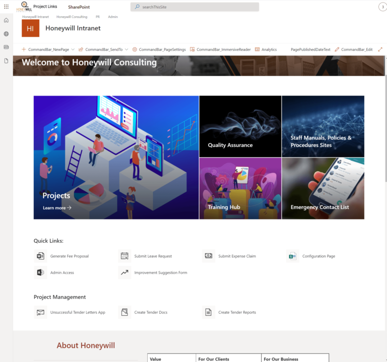 Honeywill Consulting Project And Tenders Management 1